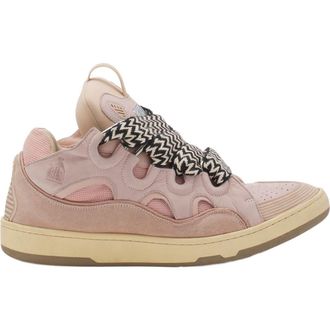 Lanvin LEATHER CURB SNEAKERS in Pale Pink at Nordstrom, Size 35 Eu