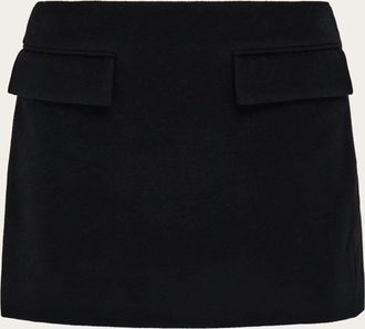 Ferragamo Women Low cut mini skirt Black