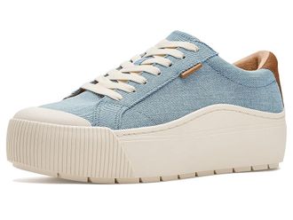 Dr. Scholls Time Max Lace-Up Shoes Womens Shoes Light Blue : 9.5 M, Canvas/Leather/Textile