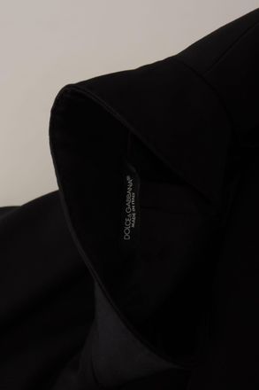 Dolce & Gabbana Mens Black Wool Single Breasted Jacket Blazer Virgin Clothing