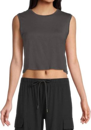 SPLITS59 Sienna Jersey Tank In Graphite