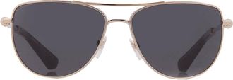 Burberry Dark Grey Pilot Ladies Sunglasses BE3149 110987 60