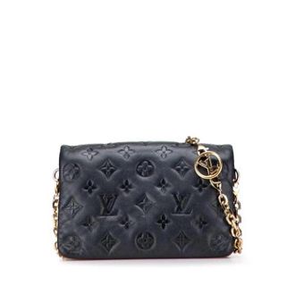 Louis Vuitton Pre-owned Coussin - Dames - Vintage Schoudertas - Zwart - ONE Size - Leer - Vintage
