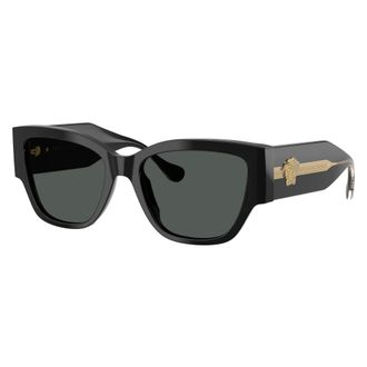 Versace Sunglasses, unisex, Black, Size: 55 MM Cat Eye Sunglasses