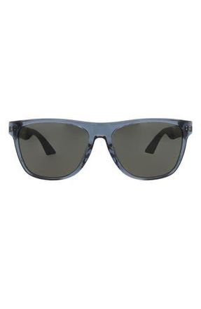 Montblanc Square Sunglasses in Blue Ruthenium Grey at Nordstrom Rack