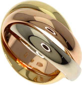 Cartier Pink White Gold Yellow Gold Yellow Gold (18K) Pink Gold (18K) White Gold (18K) Band Ring (Pre-Owned)