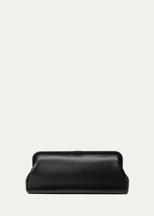 Michael Kors Angelica Large Leather Frame Clutch