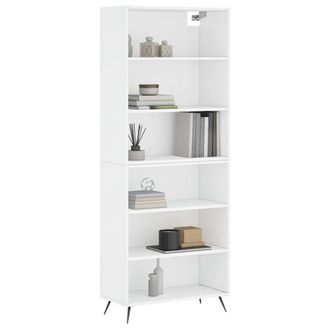Berkfield Home Highboard White 69.5x32.5x180 cm Engineered Wood
