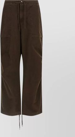 Entire studios cotton wide-leg cargo shorts
