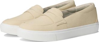 Dr. Scholls Nova Moc Loafer/Moc Womens Flat Shoes Porcelain Faux Leather : 6.5 M, Polyester