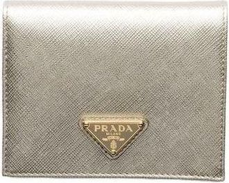 Prada (WMNS) PRADA SS26 Small Saffiano Leather Wallet Pyrite 1MV204-QHH-F0846