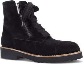 Ron White Tara Water Resistant Lace-Up Bootie in Onyx at Nordstrom Rack, Size 7.5Us / 38Eu