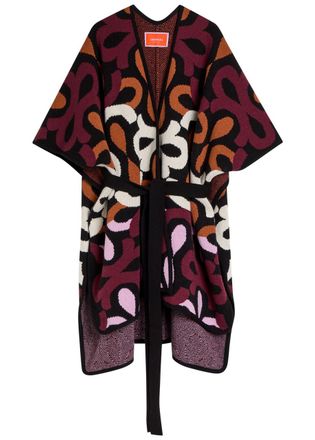 La DoubleJ LA Double J Maiolika Patterned Wool Robe - Multicoloured - One Size