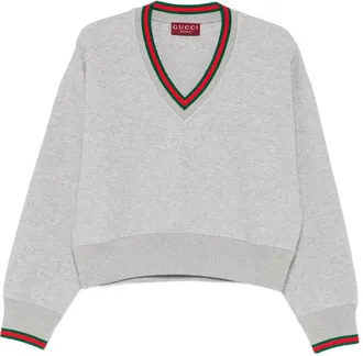 Gucci V-Neck Boxy Sweater