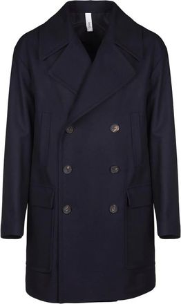 Hevò Uomo, Cappotti, Blu, S, new