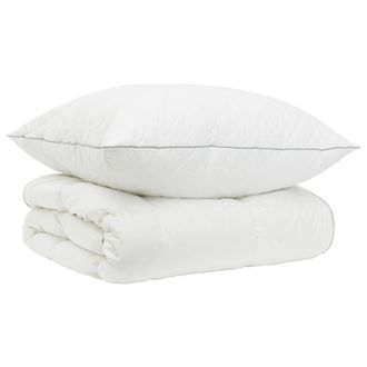 vidaXL Juego De Edred&oacute;n 90% Plum&oacute;n De Ganso Fulda 2 Uds. 140 X 200 Cm Vidaxl
