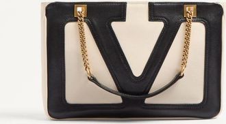 Valentino Garavani Valentino Garavani Viva Superstar Small Nappa Leather Shopping Bag Wo