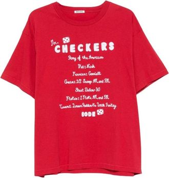 Bode Tops, Heren, Rood, M, Mrf 26Cs 008 T-shirt