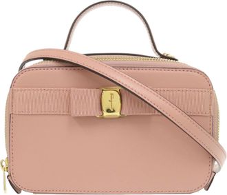 Ferragamo Leather Shoulder Bag (Pre-Owned)