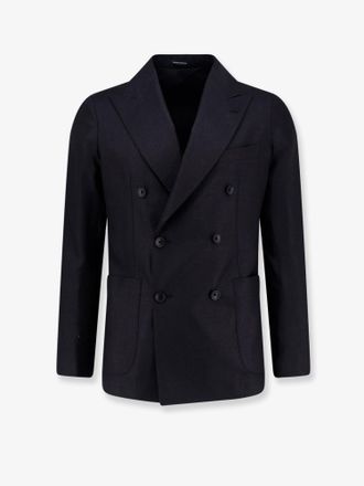 Tagliatore Blazer in lana vergine, seta e lino - TAGLIATORE - gender_Man