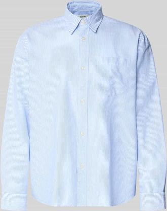 Selected Relaxed Fit Freizeithemd aus reiner Baumwolle Modell OXFORD SHIRT in Sky, Gr&ouml;&szlig;e XXL