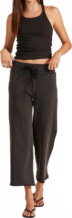 bobi Comfort Waist Joggers In Faded Black