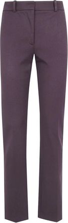 Joseph Slim-fit Broeken - Dames - Straight fit broeken - Paars - 2XS - Broeken