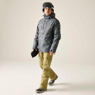 Dare 2B Dare 2B Freeride III Cracked Overhead-skijas voor heren (Zwart)