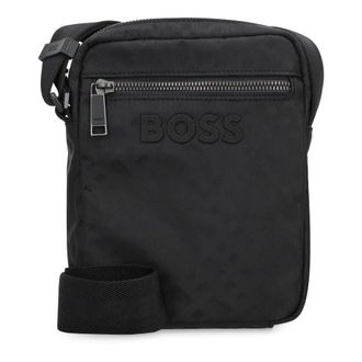 HUGO BOSS Hugo, Messenger Bags, male, Black, Size: ONE SIZE Shoulder Bag