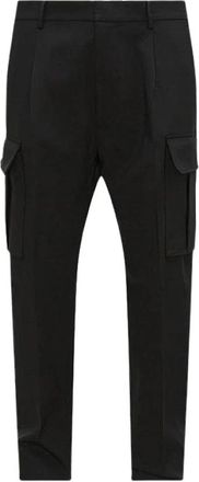 Dsquared2 Slim-fit Broeken - Heren - Slim Fit Broeken - Zwart - 2XS - Wol - Broeken