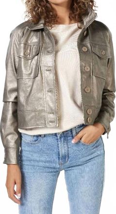 Esqualo Sigrid Jacket In Soft Gold