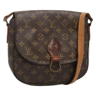 Louis Vuitton Tweedehands Canvas Louis Vuitton tassen - Dames - Pre-owned - Bruin - Maat: ONE Size Leer