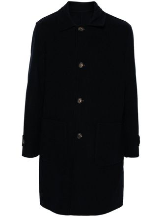 Eleventy Cappotto reversibile monopetto - Blu