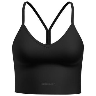 Icebreaker Merino 260 Seamless Rib Strappy Tank Merinoshirt f&uuml;r Damen | schwarz