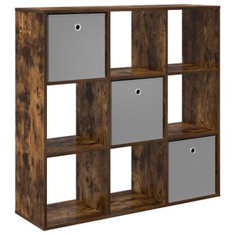 vidaXL Aparador Con Caj&oacute;n Roble Ahumado 102 X 31 X 99,5 Cm Vidaxl