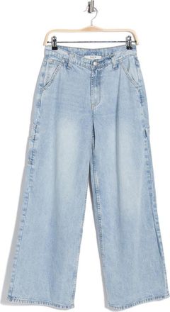 Joie Wide Leg Carpenter Jeans in Light Wash Denim at Nordstrom Rack, Size 12