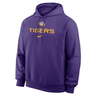 Nike LSU Premium Performance Nike Mens Dri-FIT College Pullover Hoodie in Purple | 03EJ51LLSN-YT6