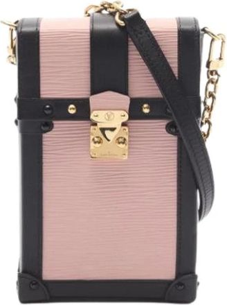 Louis Vuitton Pre-owned Pochette Schoudertas - Dames - Vintage Schoudertas - Roze - ONE Size - Leer - Vintage