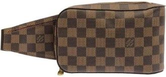 Louis Vuitton Pre-owned Belt Bags, female, Brown, Size: ONE SIZE Pre-owned Damier Geronimos Shoulder Bag