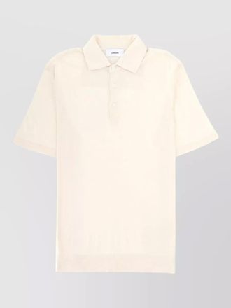 Lardini silk cotton polo shirt