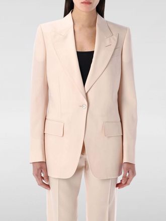 Tom Ford Womens Tailored Notch Lapel Blazer - Nude Wool - Size EU 40 (Womens)