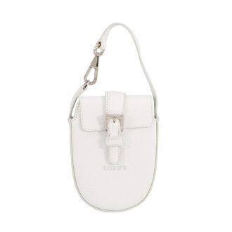Loewe White Leather Pouch (Pre-Owned)