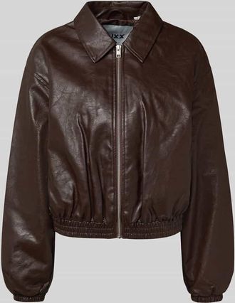 Jack & Jones Jacke in Leder-Optik Modell JODY in Dunkelbraun, Größe XL