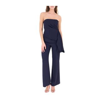Marella Draped Bandeau Tunic Suit - female - Marella - Jumpsuits - Blue - 2XS - Jumpsuits & Playsuits
