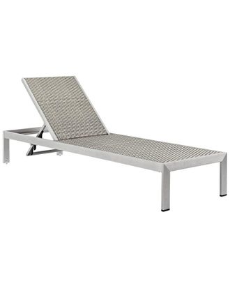 ModWay Do Not Use Modway Outdoor Shore Outdoor Patio Aluminum Rattan Chaise