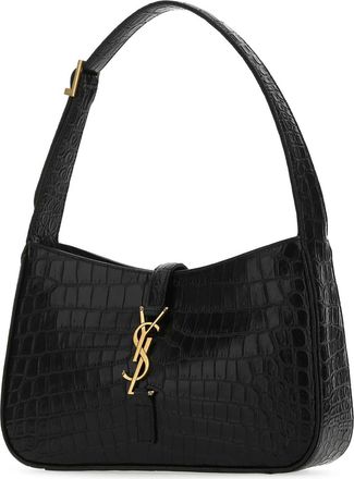 Saint Laurent Womens Black Leather Le 5 A 7 Shoulder Bag 1062 Borse Mano