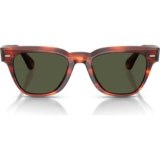 Oliver Peoples Rueny 51mm Pillow Sunglasses in Koa Tortoise at Nordstrom