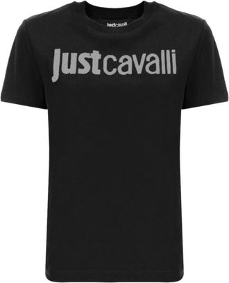 Just Cavalli T-shirts en Polos - Dames - T-shirts - Zwart - 2XS - Katoen - Tops