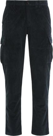 Moorer Brody Cargo Broek - Heren - Straight fit broeken - Blauw - M - Katoen - Broeken