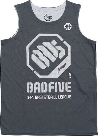 Li-Ning BadFive Logo Basketball Competition Jersey Grey AAYR207-4